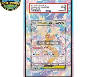 Mega Dragonite ex 290/217  Extended Art Graded Display Magnetic Stand Case
