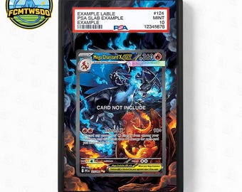 Mega Charizard X ex 125-094 Extended Art Graded Magnetic Display Case