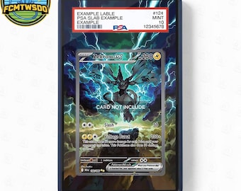 Zekrom ex 166-086 Extended Art Graded Magnetic Display Case
