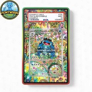 Pokemon Graded Seismitoad 105-086 Extended Art Graded Magnetic Display Case
