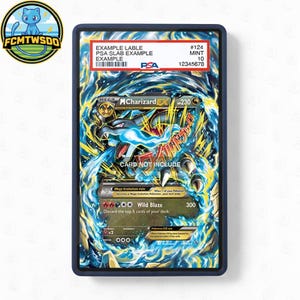 M Charizard-EX 69-106 Extra lange, magnetische Vitrine