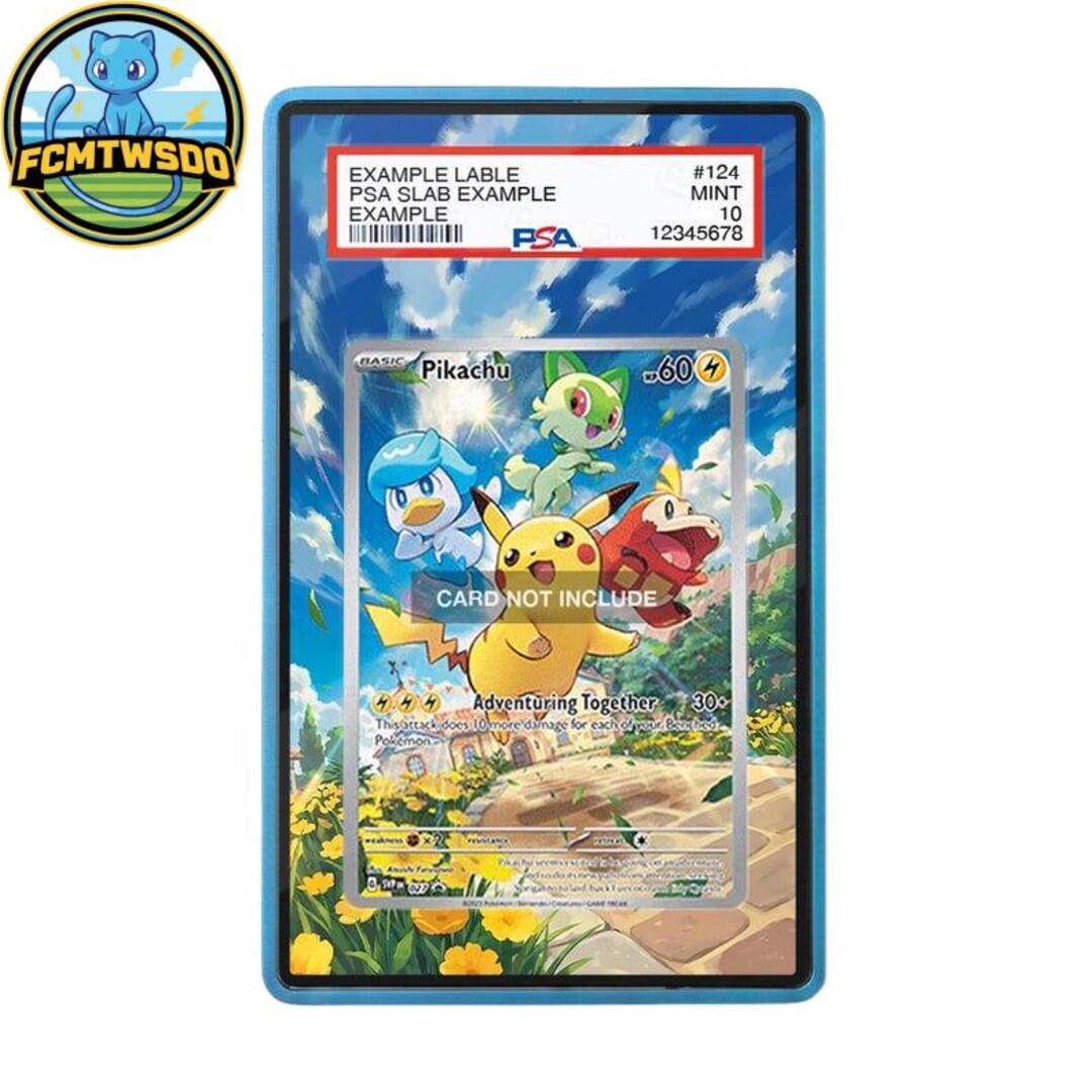 Pikachu SVP 027 Extended Art Graded Display Magnetic Stand Case - Etsy