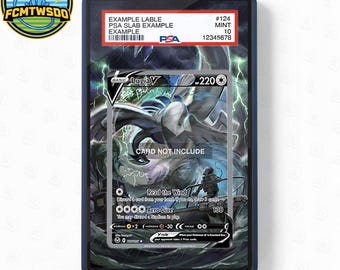 Lugia V 186-195 Silver Tempest Extended Art Graded Magnetic Display Case