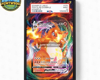 Charizard VMAX 020-189 Extended Art Graded Magnetic Display Case