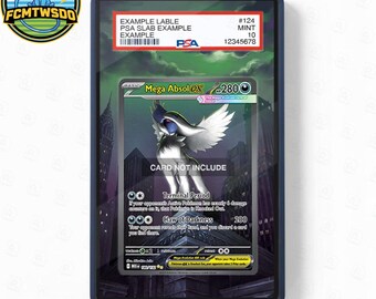 Mega Absol ex 180-132 Extended Art Graded Magnetic Display Case