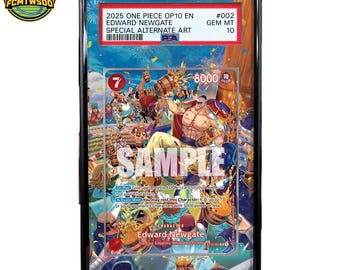 Edward Newgate ST15-002 One Piece Extended Art Graded Magnetic Display Case for OPCG