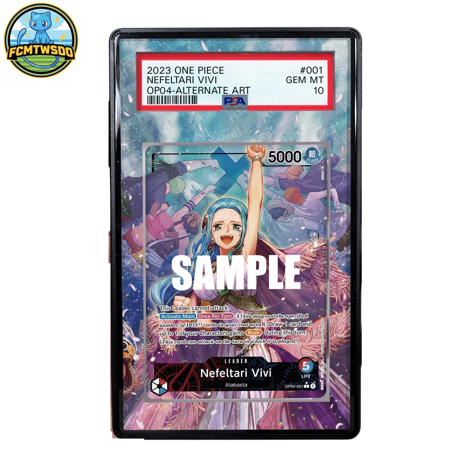 Nefertari Vivi OP04-001 One Piece Extended Art Graded Magnetic