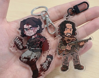 Simon Acrylic Keychain, Iron Lung Keychain, Trending Keychain.