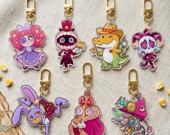 The Amazing Digital Circus Acrylic Keychain