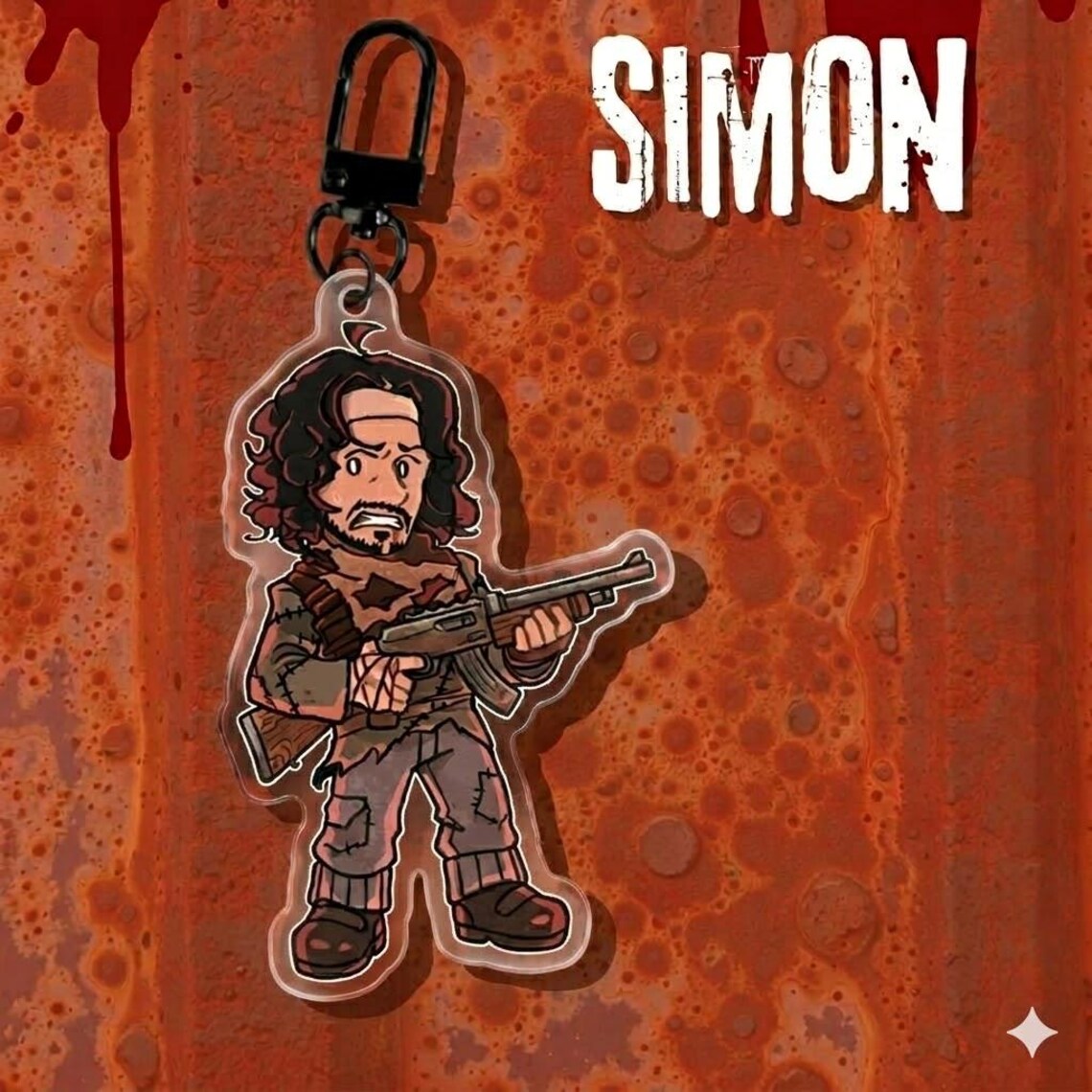 Simon Keychain Simon Acrylic Keychain, Iron Lung Keychain, Trending Keychain. - Etsy