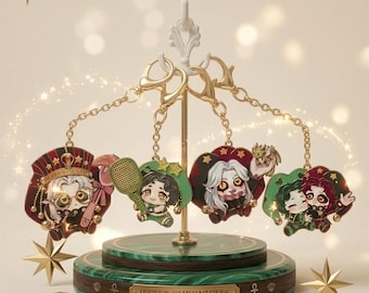 PIERROT Acrylic Keychain, Freak Circus Otome Merchandise, Keychain Pendant for Game Fans Trending Keychain