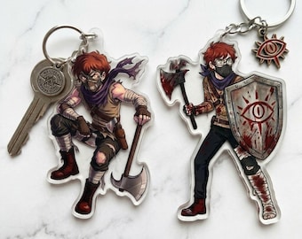 Ticci Toby  Epoxy Keychain