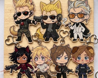 Resident Evil Acrylic Keychains | Trending Keychain.