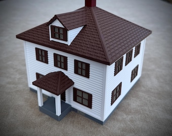 1/64 Scale House - Early 1900s Sears, Roebuck Farm House - Farm Set Model - Made in USA