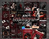 Dark Romance Author Instagram Template: Bookish Spicy Mafia Bookstagram Canva  Social Media, Book Review (Indie Marketing Promo)
