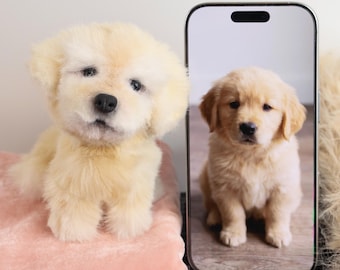 Réplica personalizada de mascota / Perro limpiador de pipas personalizado / Mascota de tallo de chenilla hecha a mano / Regalo conmemorativo personalizado para mascotas / Recuerdo para amantes de los perros