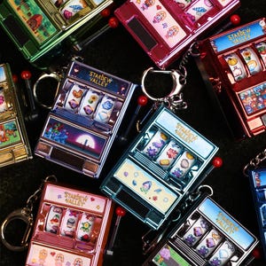 Anpassningsbar Stardew Valley spelautomatnyckelring: Interaktiv fidgetleksak, Gachapon-berlock