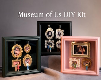 Kit para crear tu propio museo: Mini museo personalizado, caja de recuerdos para parejas, regalo para el Día de la Madre o aniversario.