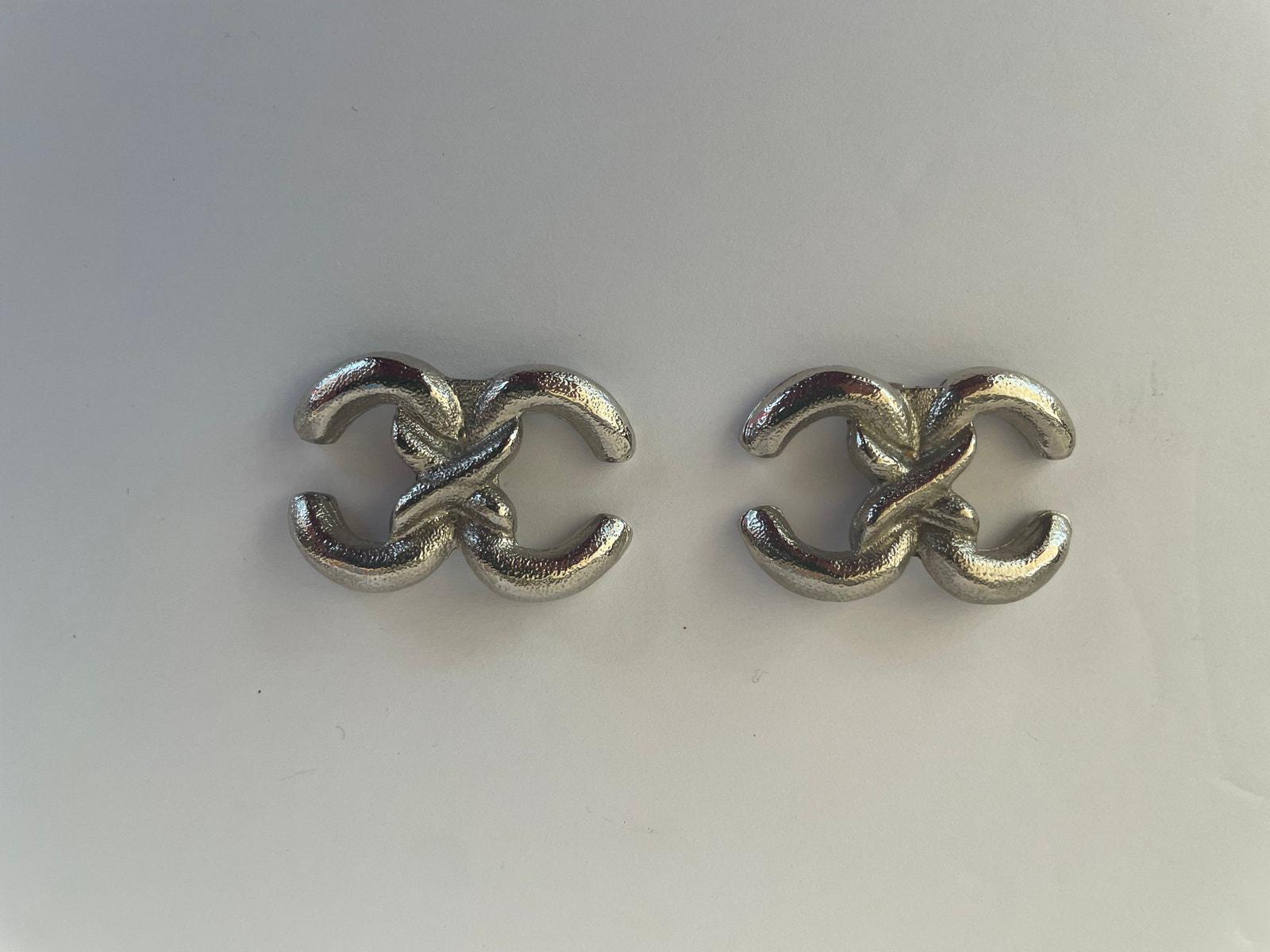 Chanel Vintage Clip on Earrings - Etsy