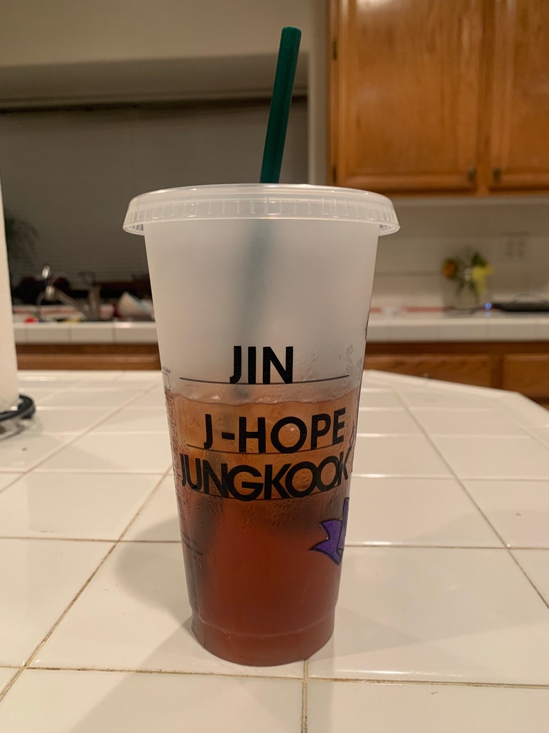 BTS Army Bomb Starbucks Cup Etsy
