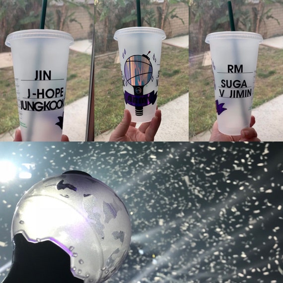 BTS Army Bomb Starbucks Cup - Etsy