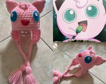 Crochet Jigglypuff Beanie/Hat