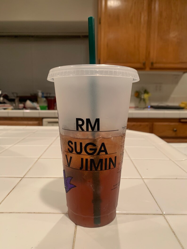 BTS Army Bomb Starbucks Cup Etsy