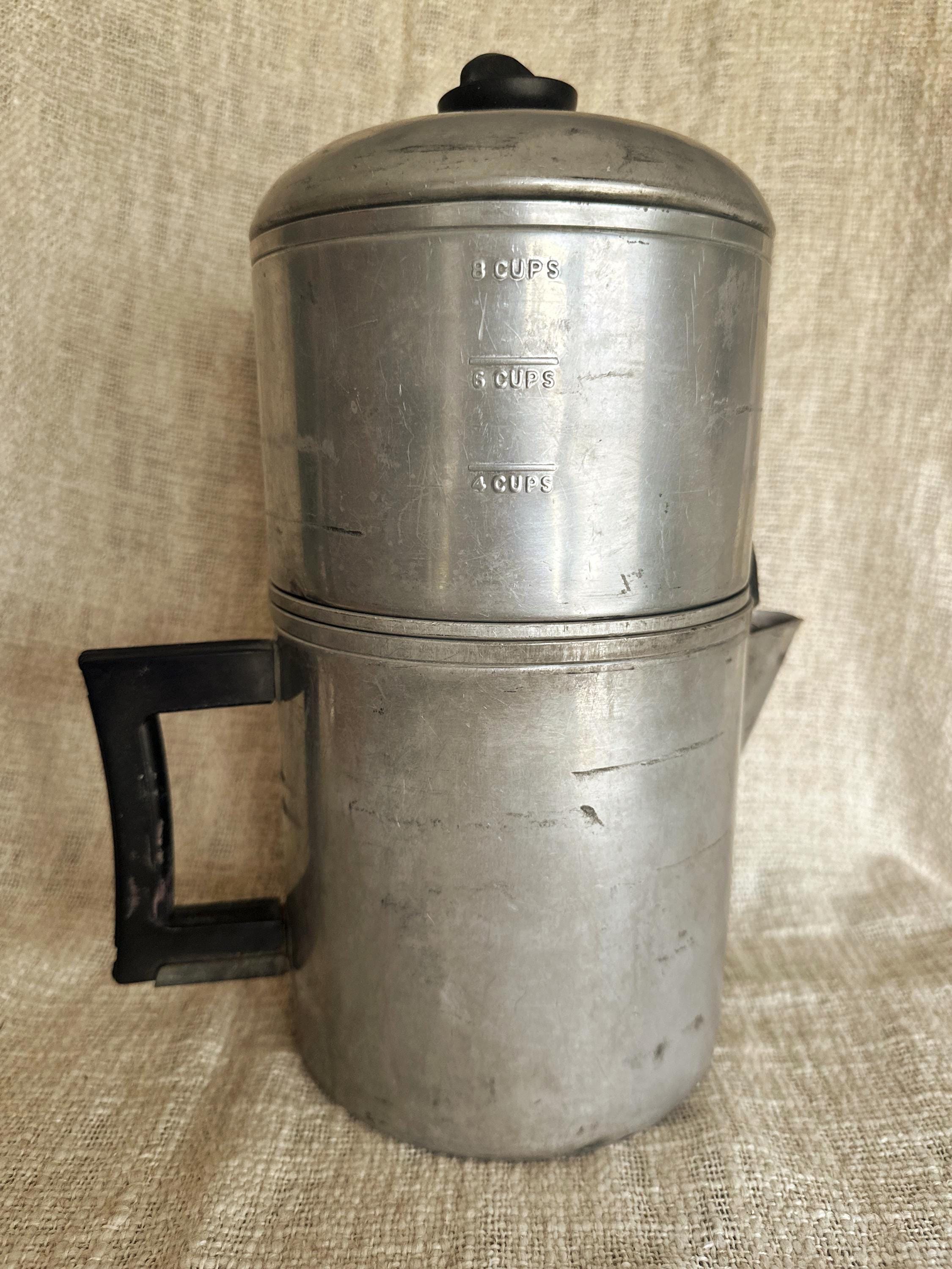 Percolateur GSI Mesa 1,9 L acier émaillé crème GSI OUTDOORS