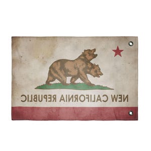 The Standard of the Republic: NCR "Bleed-Through" Outpost Flag image 2