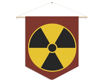 Contemple o Brilho: Bandeira Vertical Filhos do Átomo