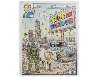 Aventuras Atômicas: Uma Experiência de Livro de Colorir Personalizado Pós-Apocalíptico