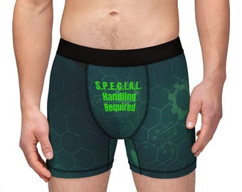 MANUSEIO ESPECIAL NECESSÁRIO Cuecas Boxer Masculinas