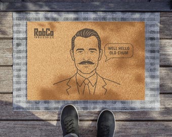 Olá, meu velho amigo! | Tapete de fibra de coco estilo RobCo