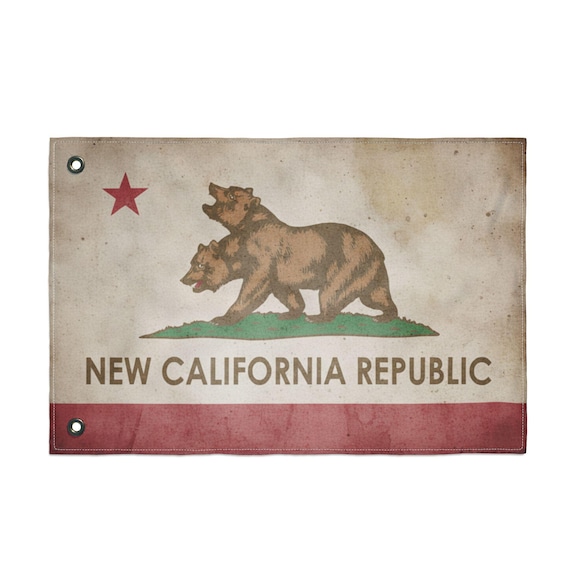 The Standard of the Republic: NCR "Bleed-Through" Outpost Flag