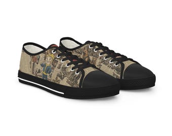 Tênis de cano baixo masculino Wasteland Chronicle