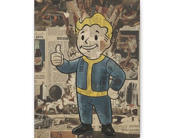 Decoração de Posto Avançado Aprovada pela Vault-Tec: Tela do Jornal da Commonwealth