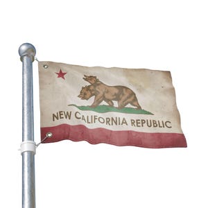 The Standard of the Republic: NCR "Bleed-Through" Outpost Flag image 3