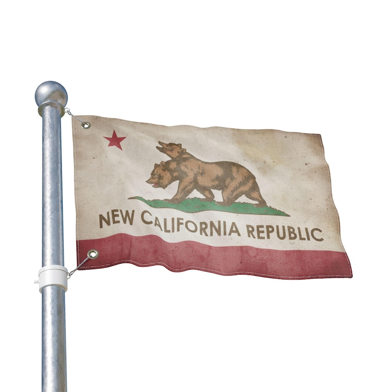 The Standard of the Republic: NCR "Bleed-Through" Outpost Flag image 3