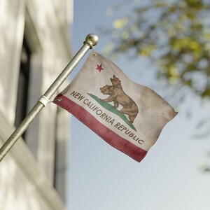 The Standard of the Republic: NCR "Bleed-Through" Outpost Flag image 4