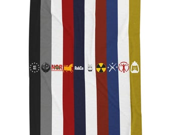 Wasteland United: All-Major Factions Plush Velveteen Blanket