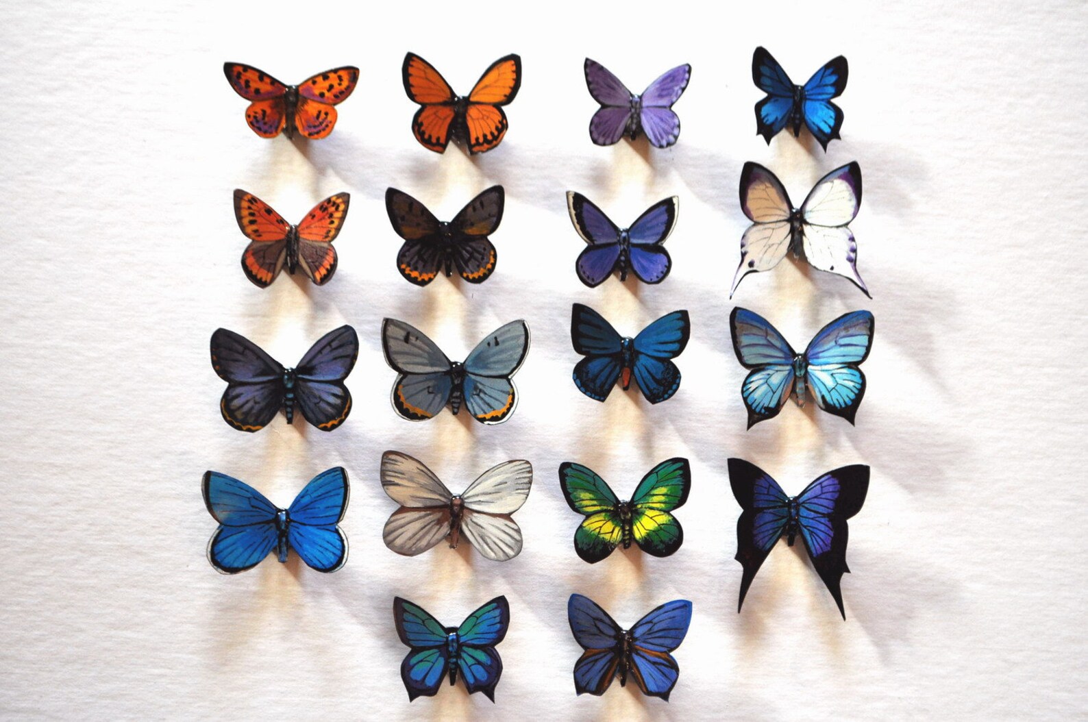 Butterfly Fridge Colorful Insect Etsy