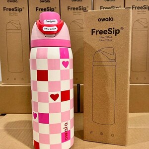 32oz Stainless Steel Owala Water Bottle Engraved with Limited Edition