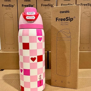 32oz Stainless Steel Owala Water Bottle Engraved with Limited Edition