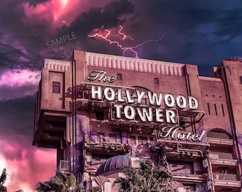 Disney-Tower Of Terror print 11x14