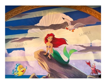 Little Mermaid print 11x14