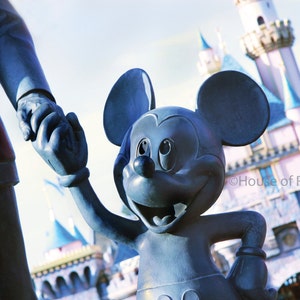 Disneyland Mickey Walt Castle 11x14
