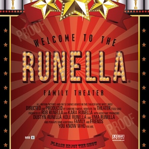 Home Theater Poster 24x36-Personalized