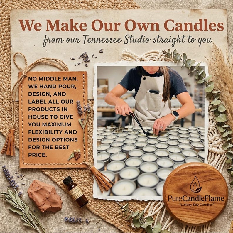 Rolig present till pilatesinstruktör, personligt pilatesljus för henne, födelsedagspresent till fitnessälskare, luktar som hundra doftande soja bild 7