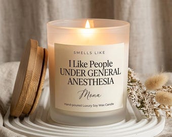 Rolig anestesipresentljus, CRNA-sjuksköterska anestesiläkare examenspresent, personlig present till henne, anestesiologfödelsedagspresent, unik skämtpresent