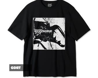 Camiseta vintage de Massive Attack - Mezzanine Retro - Camiseta unisex gruesa